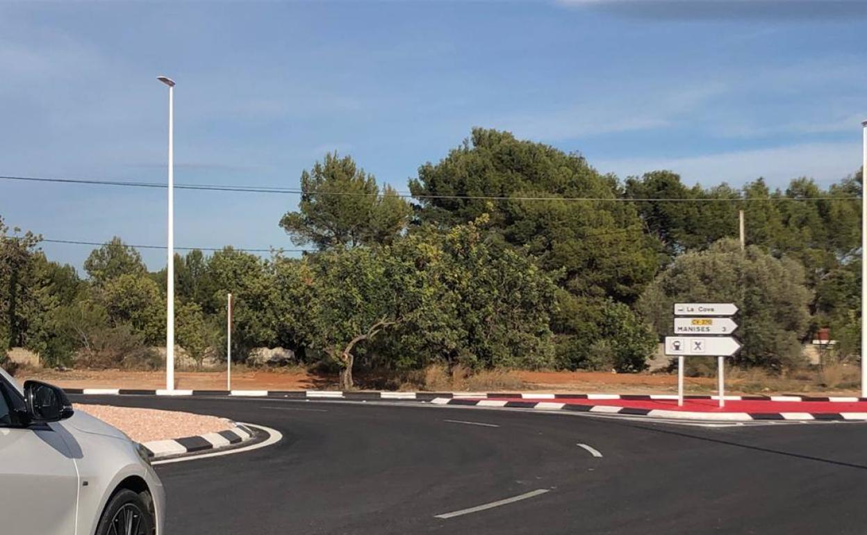 Una de las rotondas que ya están abiertas al tráfico. 