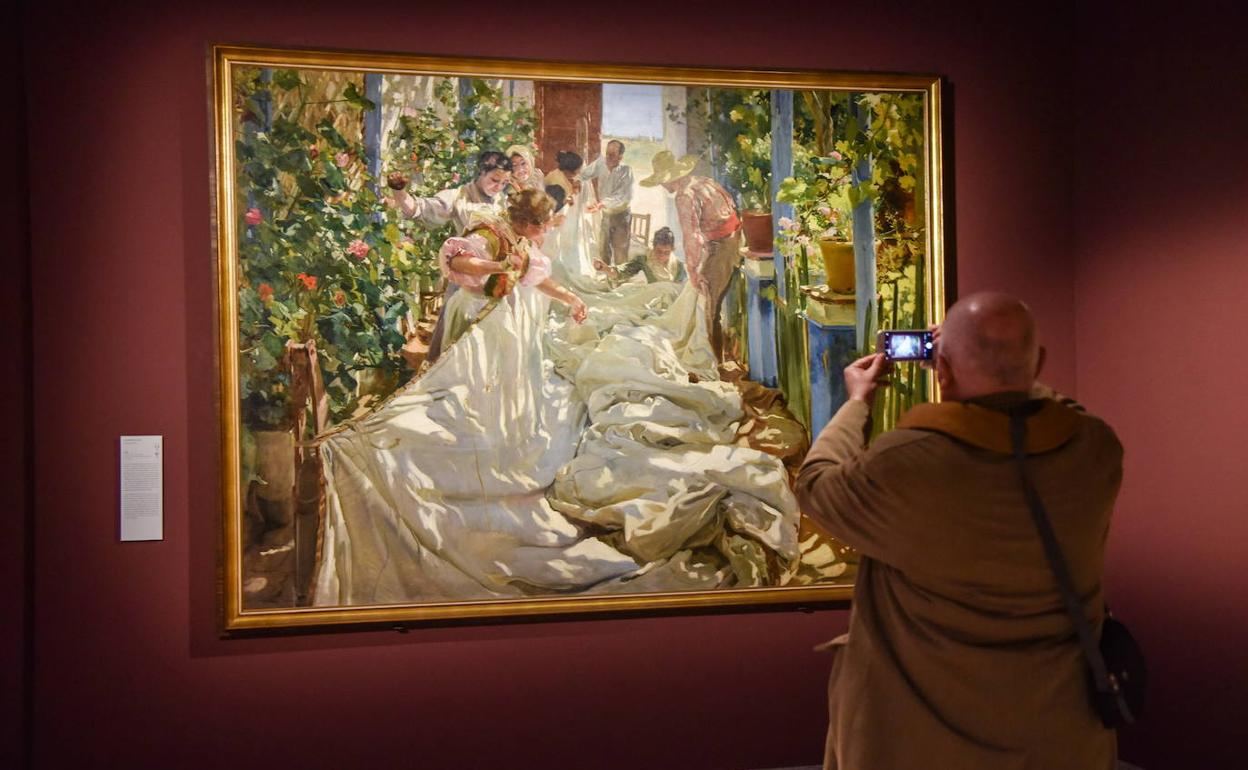 La muestra 'Joaquín Sorolla, pintor de luz' se ha abierto este jueves en Milán. 