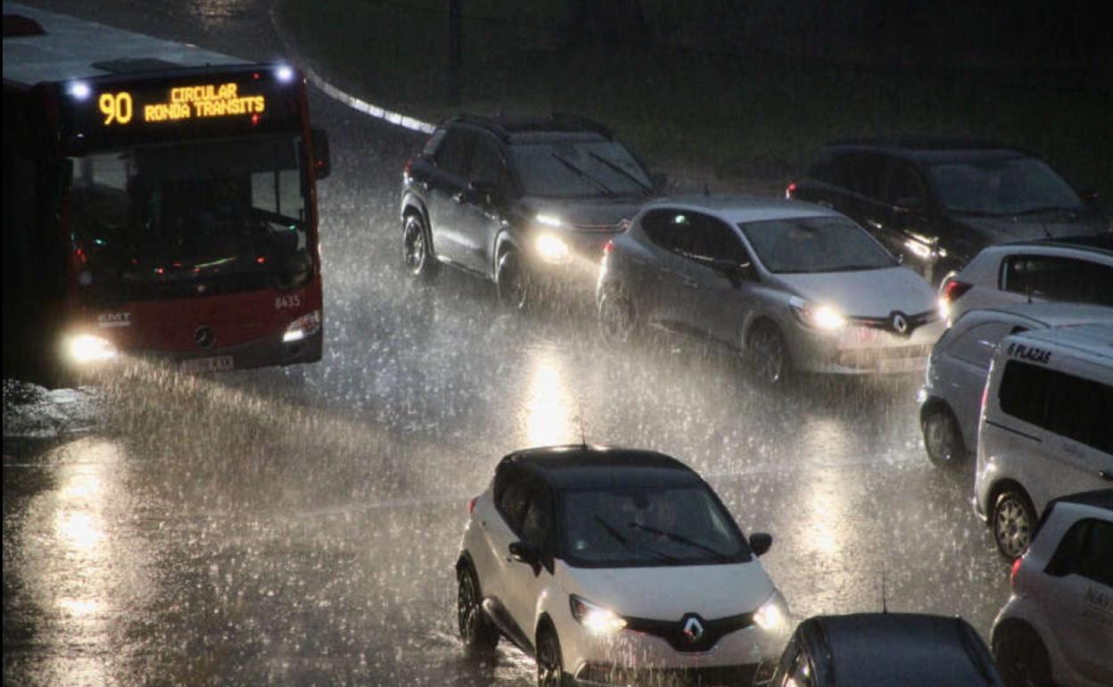 Lluvias en Valencia.