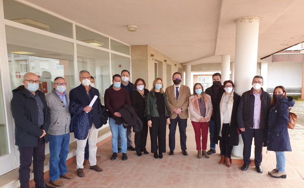 Visita al centro de salud de Sueca. 