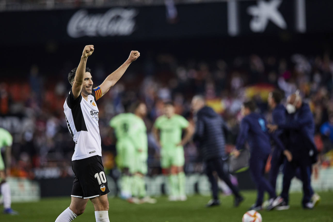 Fotos: Mestalla celebra el pase a la final de la Copa del Rey