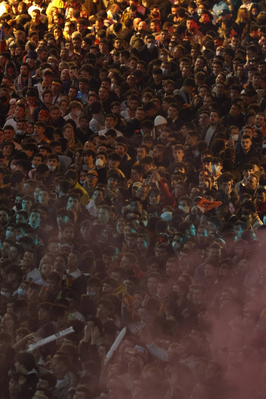 Fotos: Mestalla celebra el pase a la final de la Copa del Rey