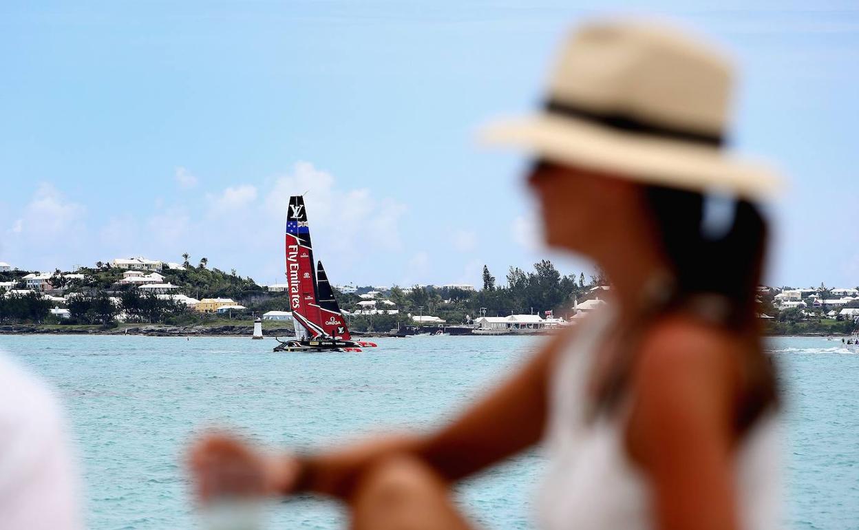 El Team New Zealand navega durante la edición celebrada en Bermudas. 