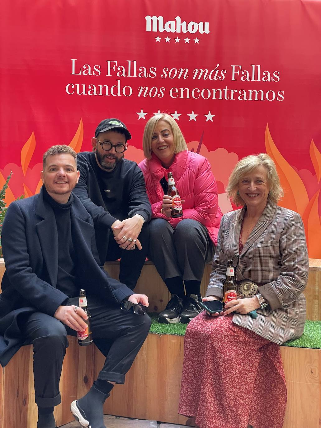 Adrián Blanco, Ismael Chappaz, Julia Pérez Broseta y Alicia Ventura.