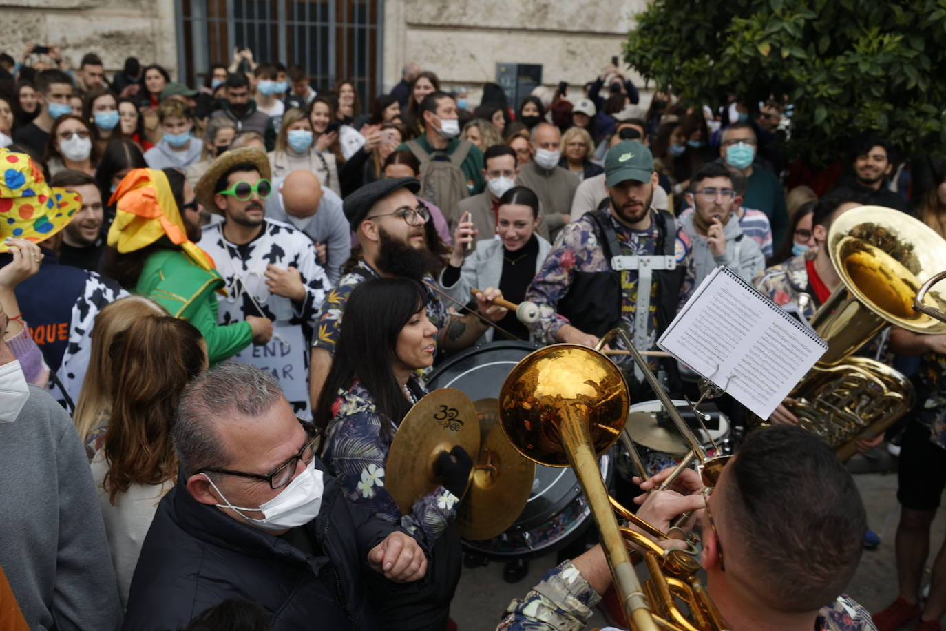 Fotos: Así ha sido la mascletà por Ucrania del 5 de marzo