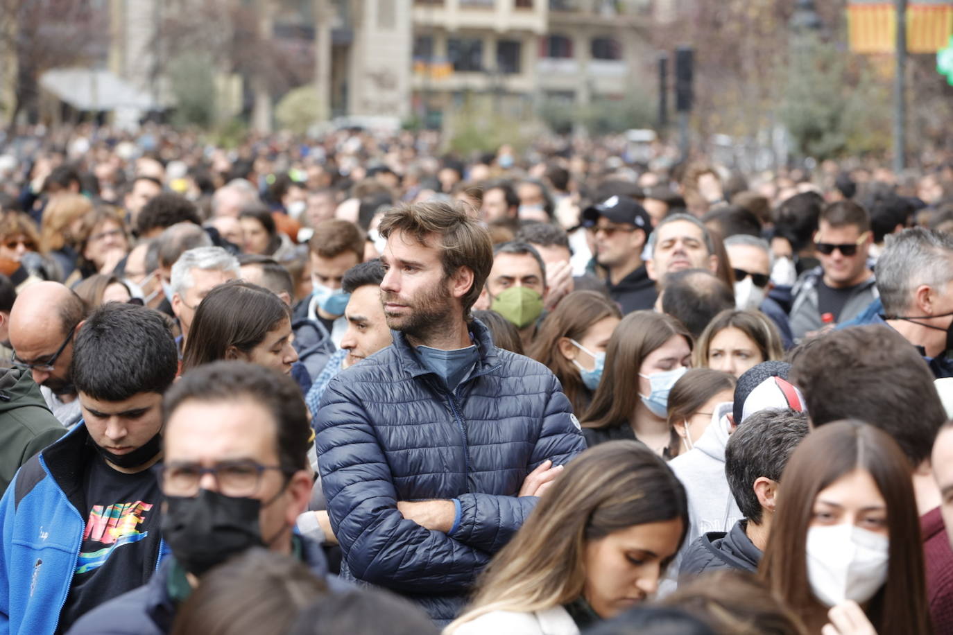 Fotos: Así ha sido la mascletà por Ucrania del 5 de marzo