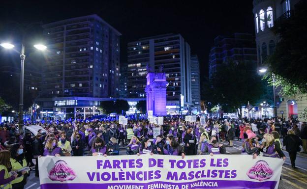 Manifestación del 8M en Valencia: horario, recorrido y calles cortadas en 2022