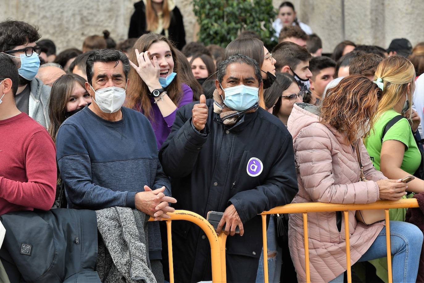 La mascletà del 8 de marzo, Día de la Mujer, ha sido disparada por Reyes Martí. 