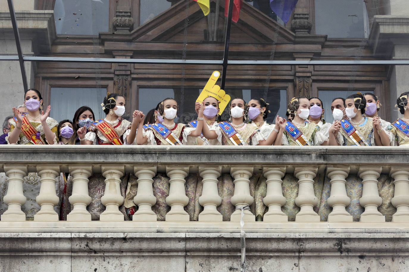 Fotos mascletà 8M: Así ha sido la mascletà del 8M de las Fallas de 2022