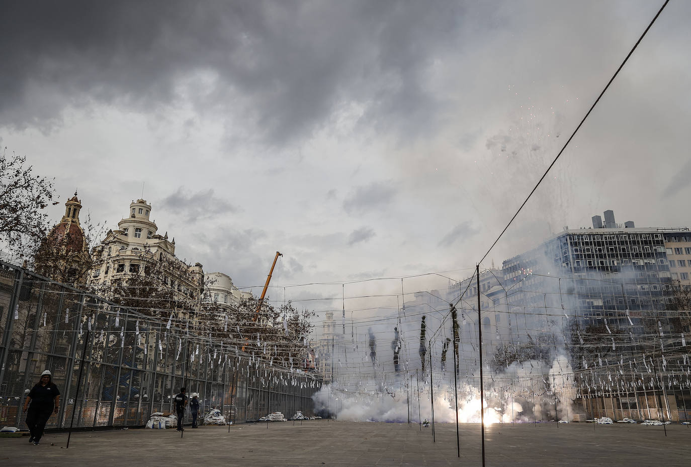 Fotos mascletà 8M: Así ha sido la mascletà del 8M de las Fallas de 2022