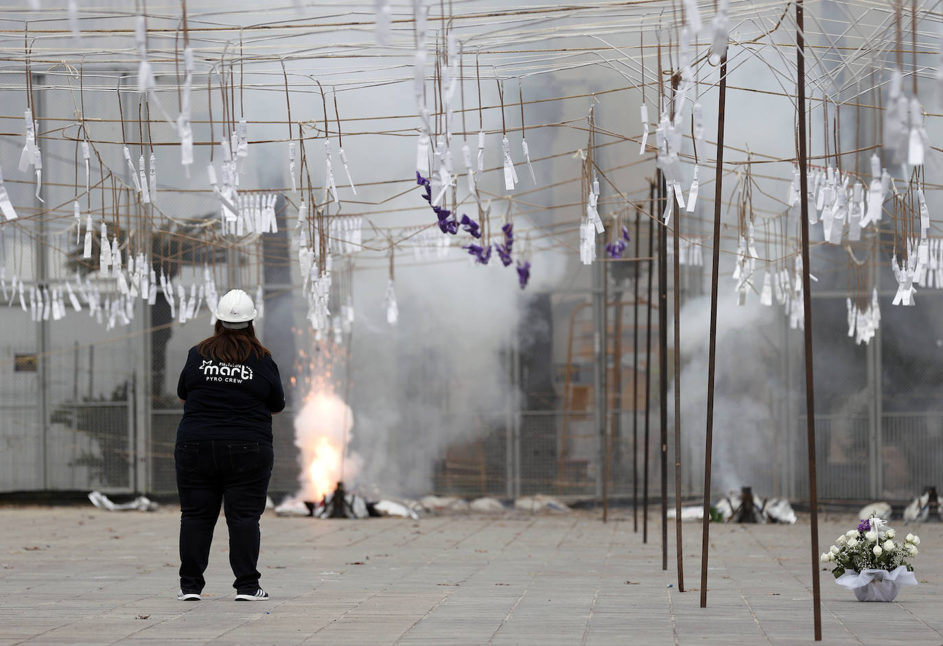 Fotos mascletà 8M: Así ha sido la mascletà del 8M de las Fallas de 2022