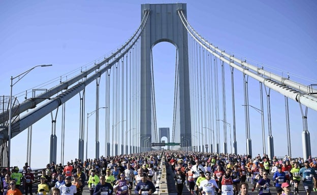 Las imágenes del Maratón de Nueva York forman parte de la ciudad norteamericana. 