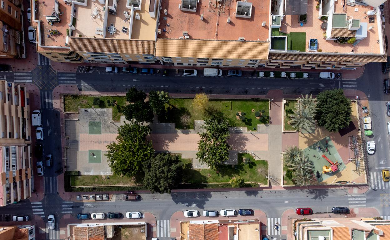 Imagen aérea del Parque de El Plà