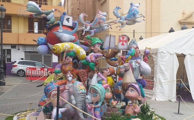 Monumento infantil de La Unió, vencedor en Riba-roja. 