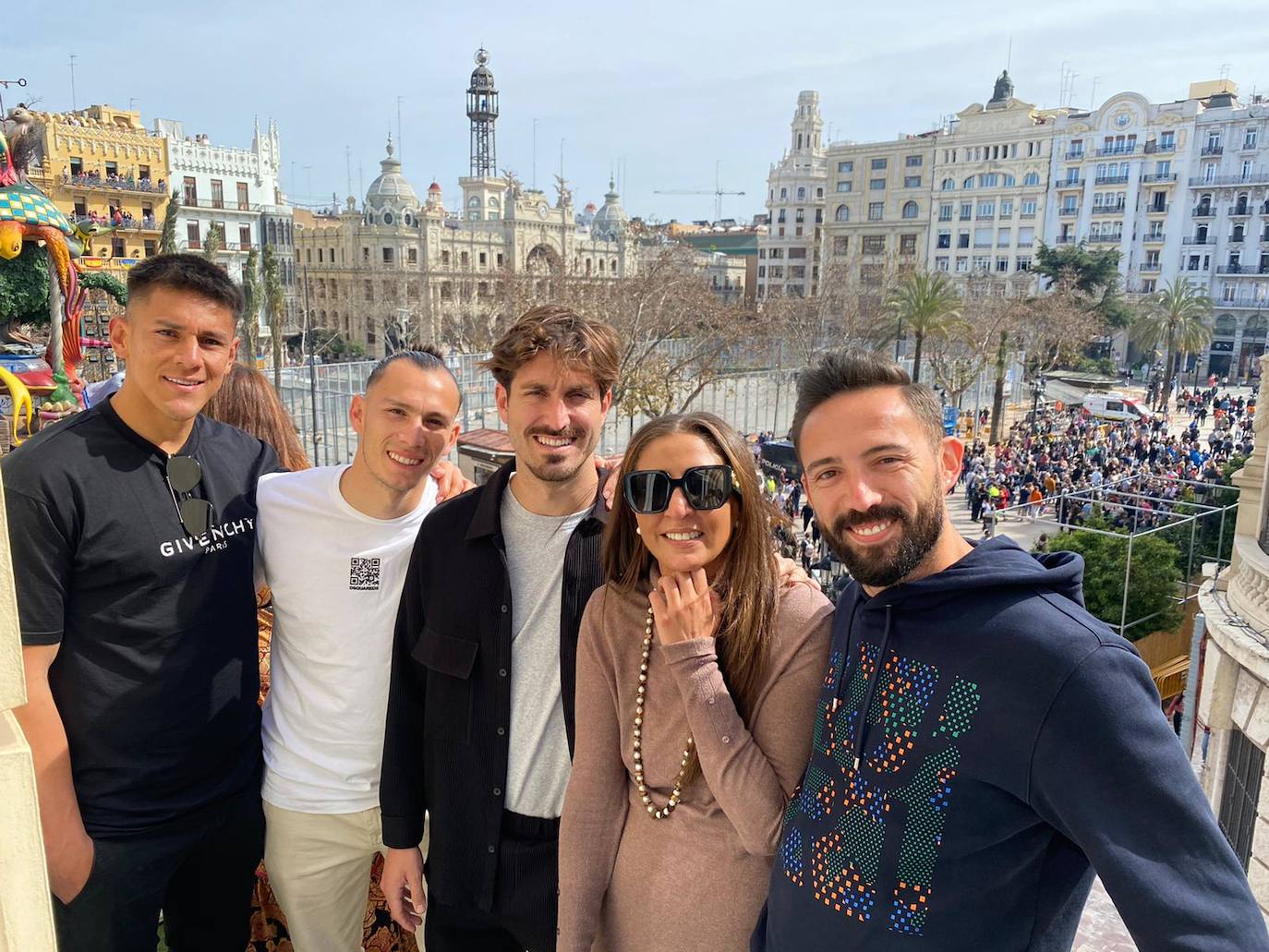 Oscar Duarte, Son, Jose Campaña, Cristina Griñó y Jose Morales.