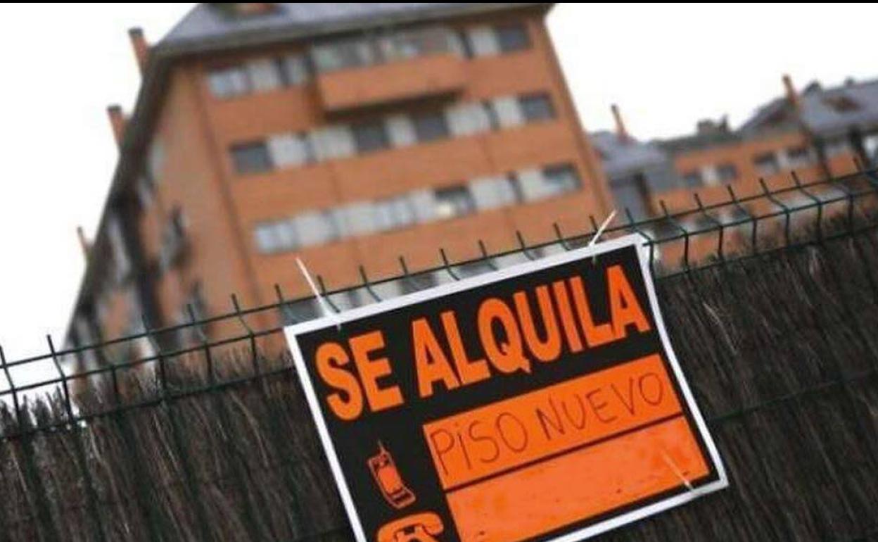 Vivienda en alquiler.