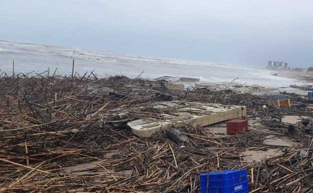 Estado de la playa de Cullera. 