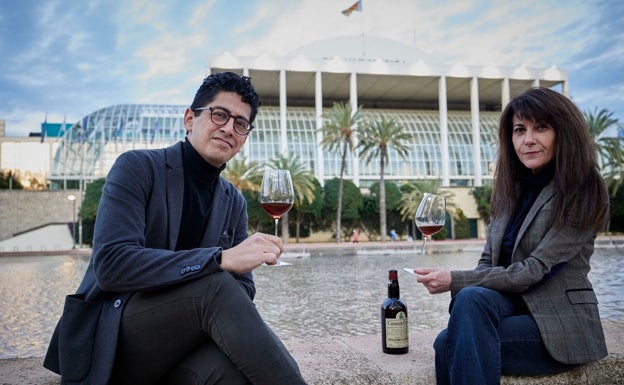 Hernán Menno (El Poblet) junto a Manuela Romeralo. 