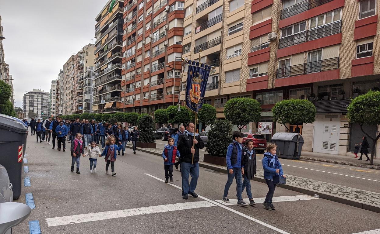 Falleros en Alzira. 