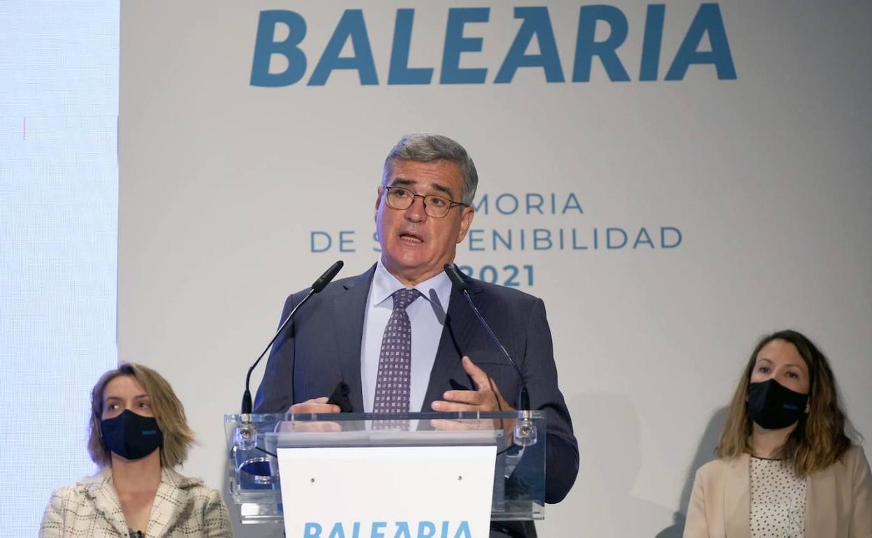 Adolfo Utor, presidente de Baleària. 