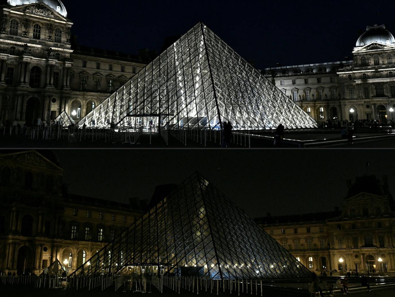 Pirámide del Museo del Louvre (París)