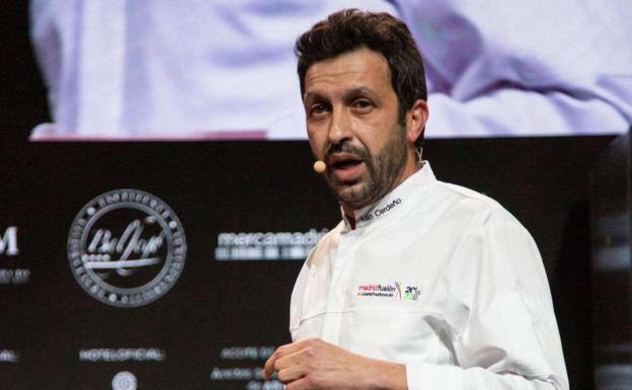 Iván Cedeño, en Madrid Fusión Alimentos de España. 