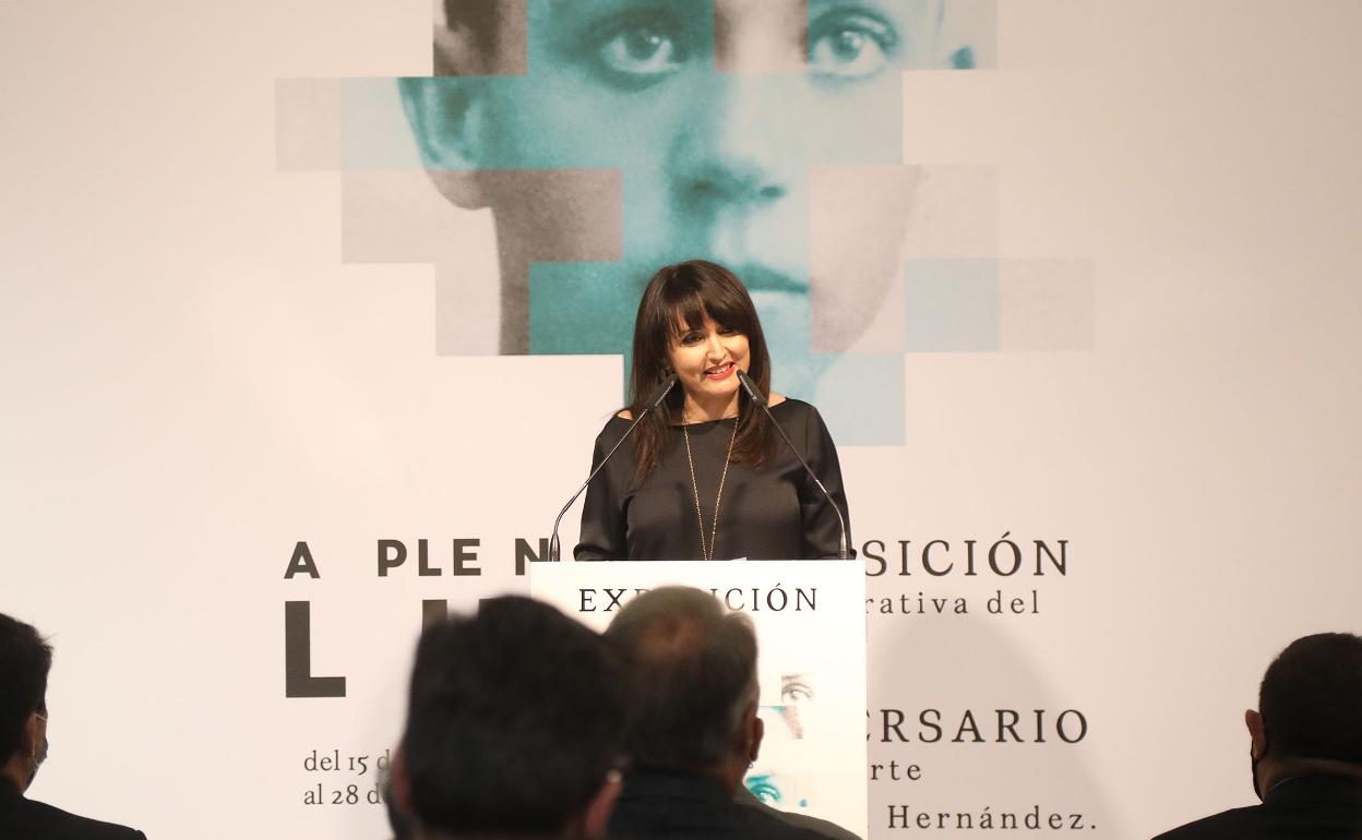 La vicepresidenta de la Diputación y diputada de Cultura, Julia Parra. 