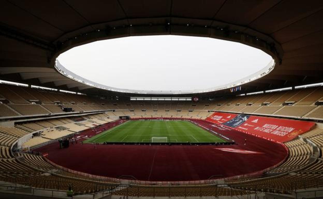 Estadio La Cartuja de Sevilla, sede de la final de la Copa del Rey 2022. 