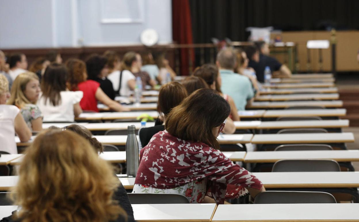 Oposiciones docentes organizadas en 2019. 