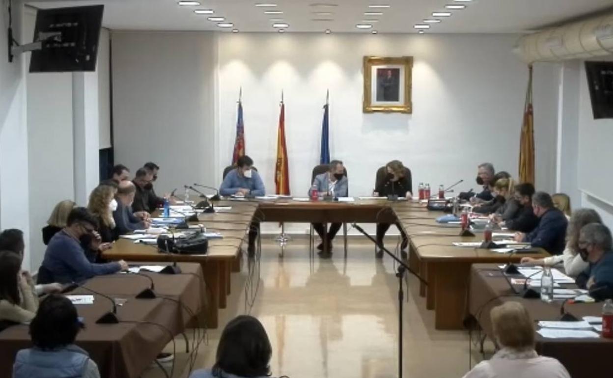 La sesión plenaria celebrada en Xirivella. 