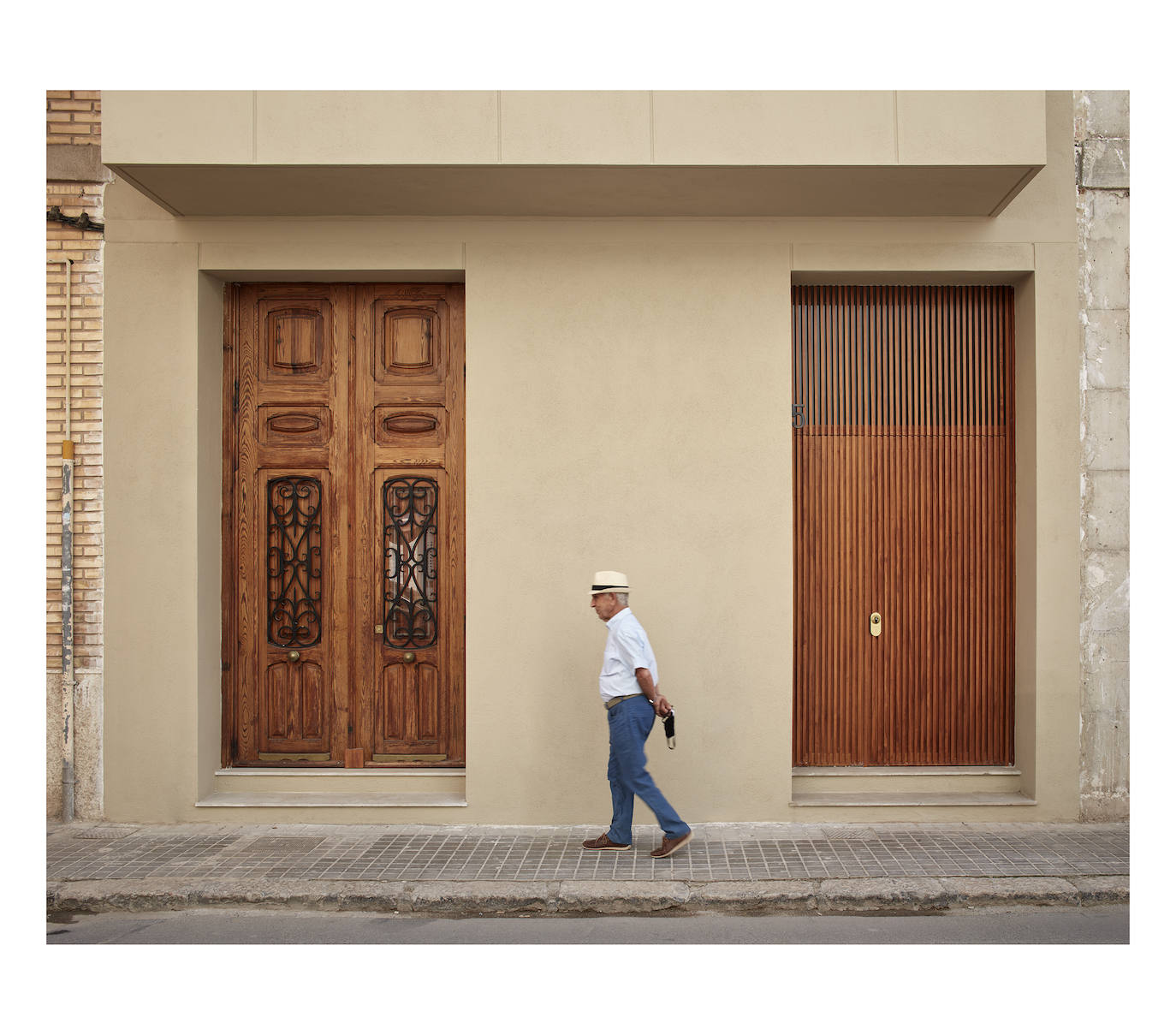 La puerta de entrada a la vivienda guarda toda la esencia tradicional de los pueblos.