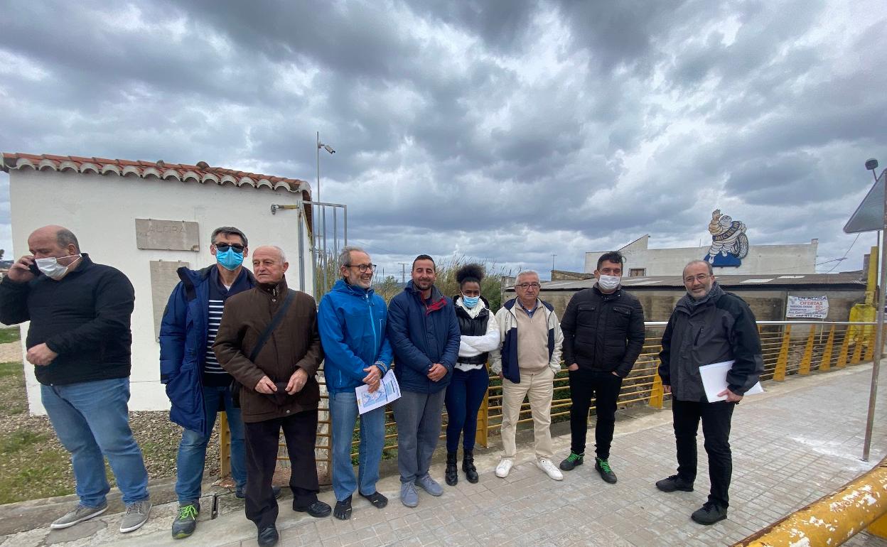 Visita del senador a Alzira. 