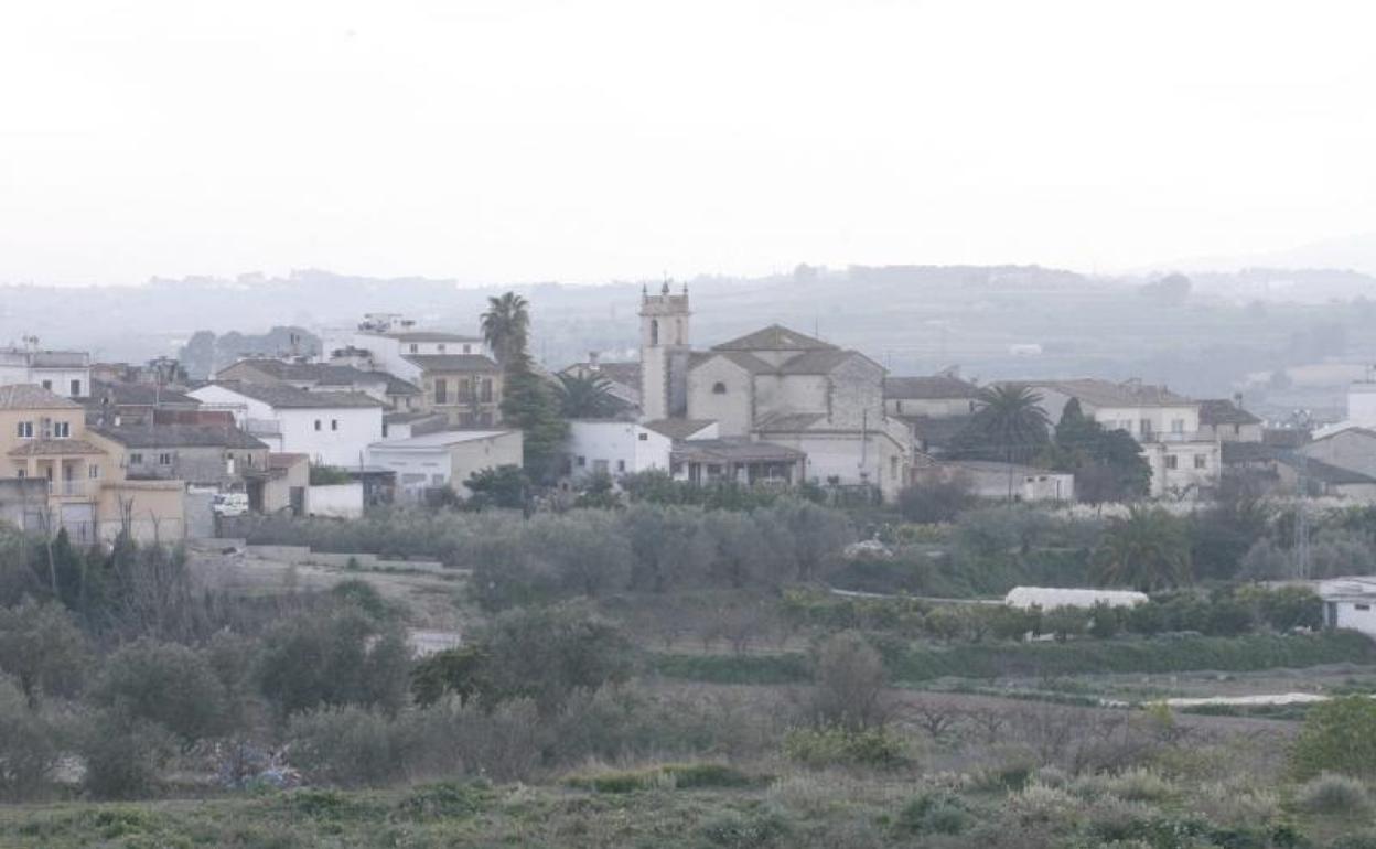 Vista general del municipio de Bufali donde se proyecta una planta fotovoltaica. 