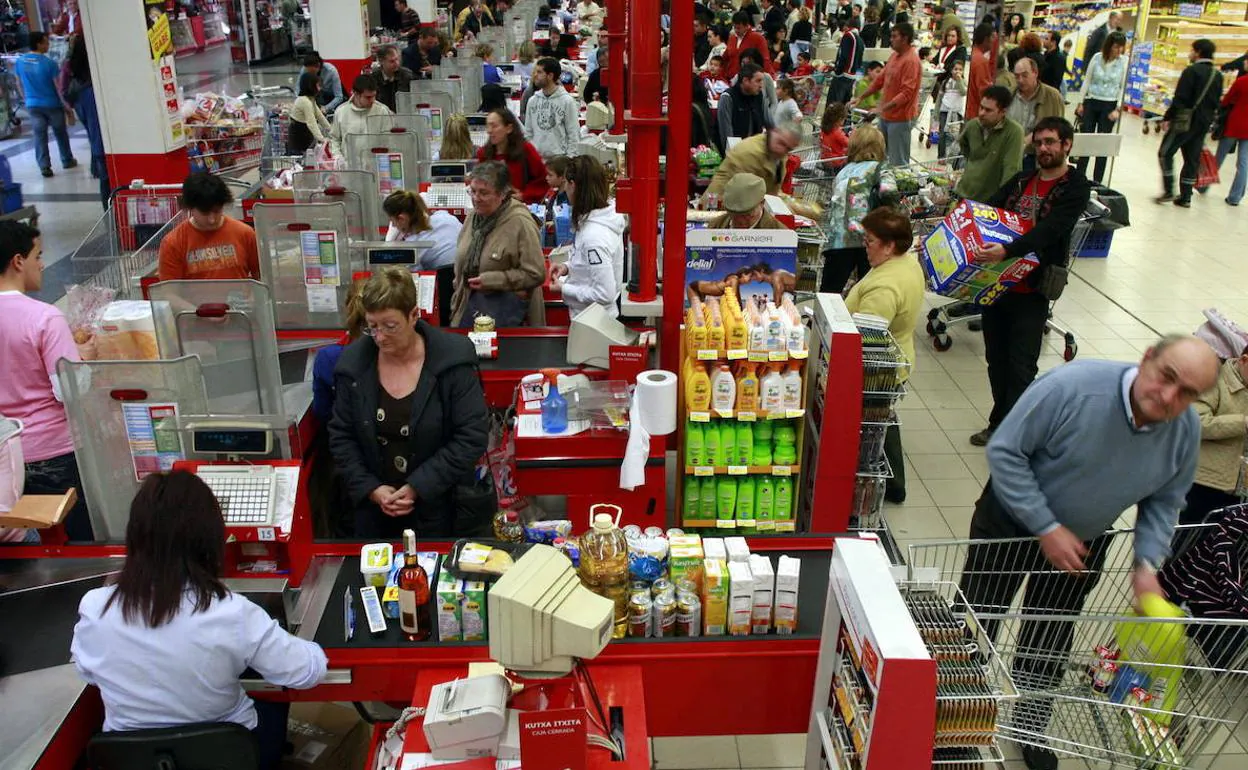 Un supermercado, en una imagen de archivo. 