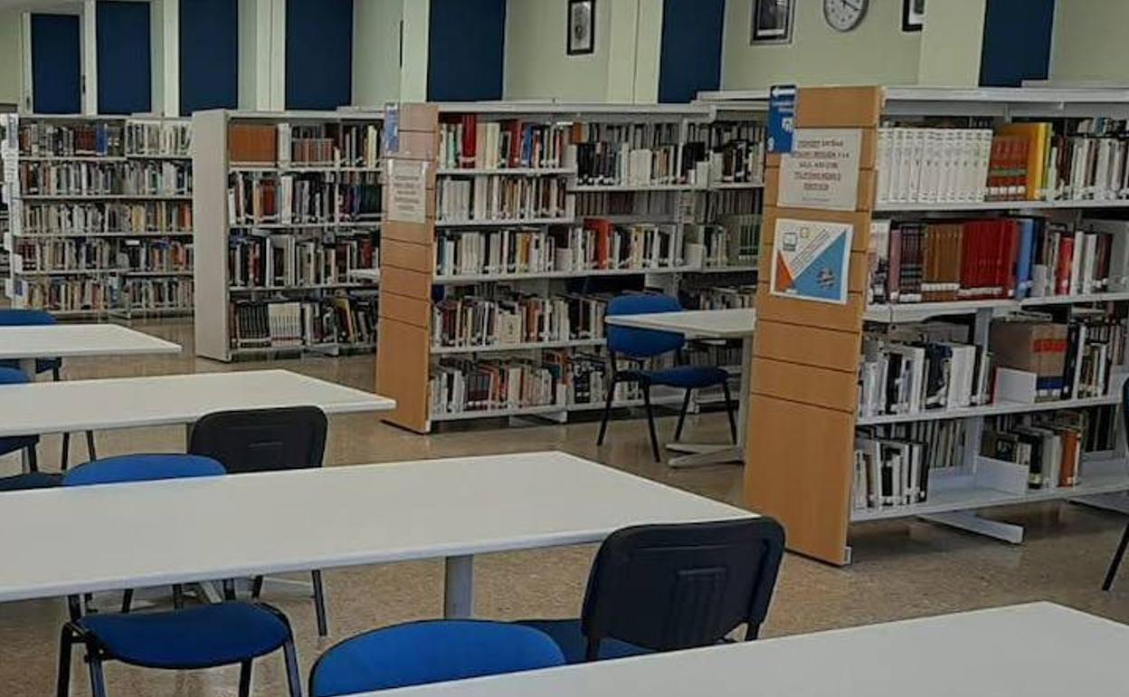 Instalaciones de una biblioteca. 