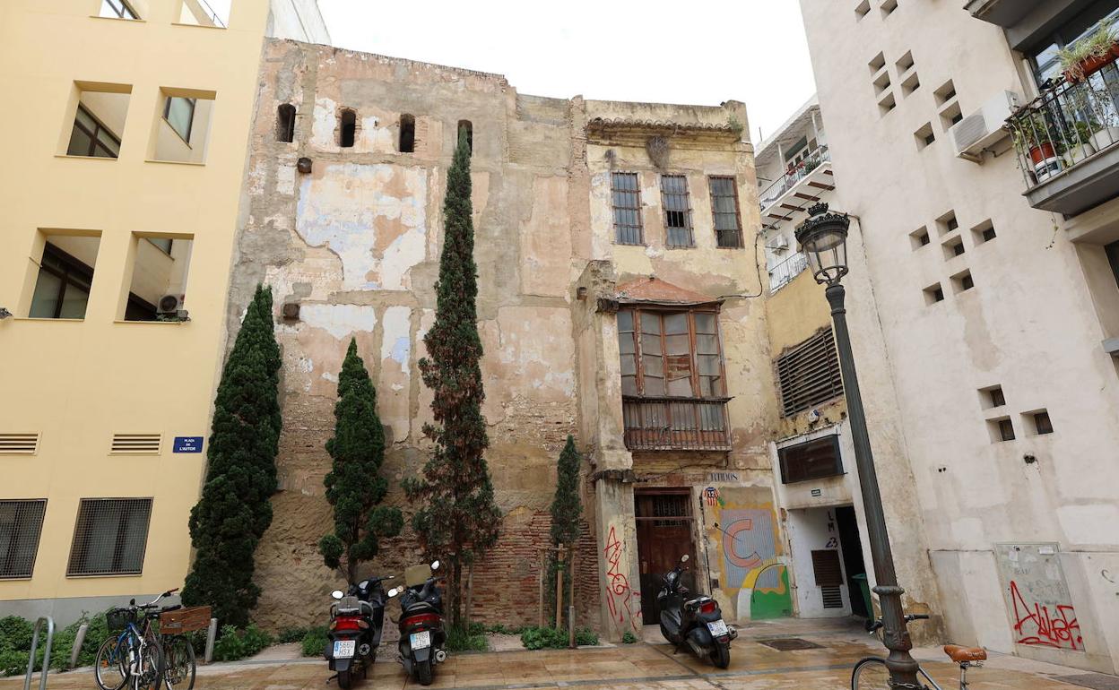 Fachada del futuro museo de pintura valenciana que impulsa el empresario Juan José Castellano Comenge. 