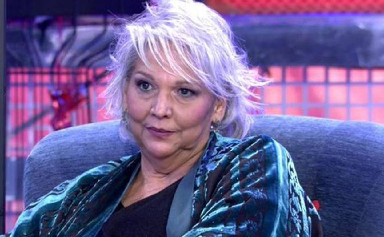 Charo Vega, durante una entrevista en el 'Deluxe'. 