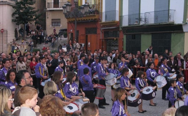 Tamborada de llamada a la Juventud de años anteriores. 