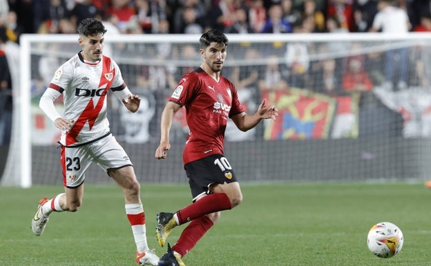 El lamento de Carlos Soler tras el empate contra el Rayo