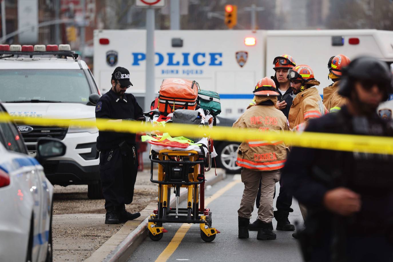 Fotos: Tiroteo en el metro de Nueva York