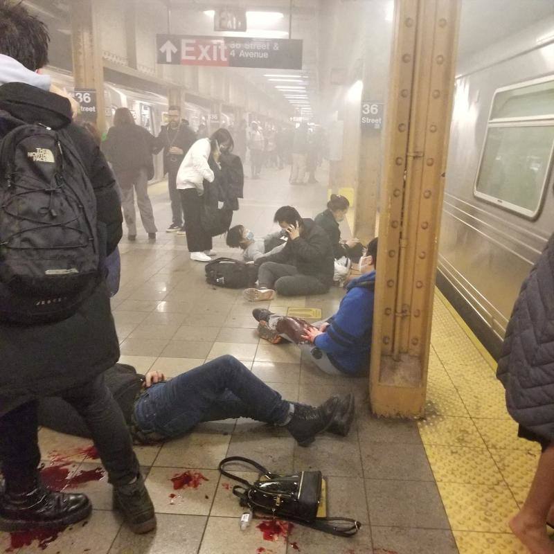 Fotos: Tiroteo en el metro de Nueva York