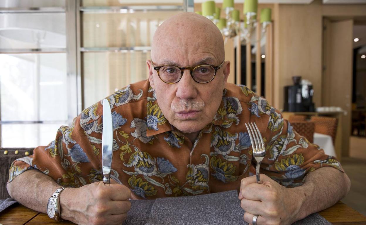 El escritor estadounidense James Ellroy. 