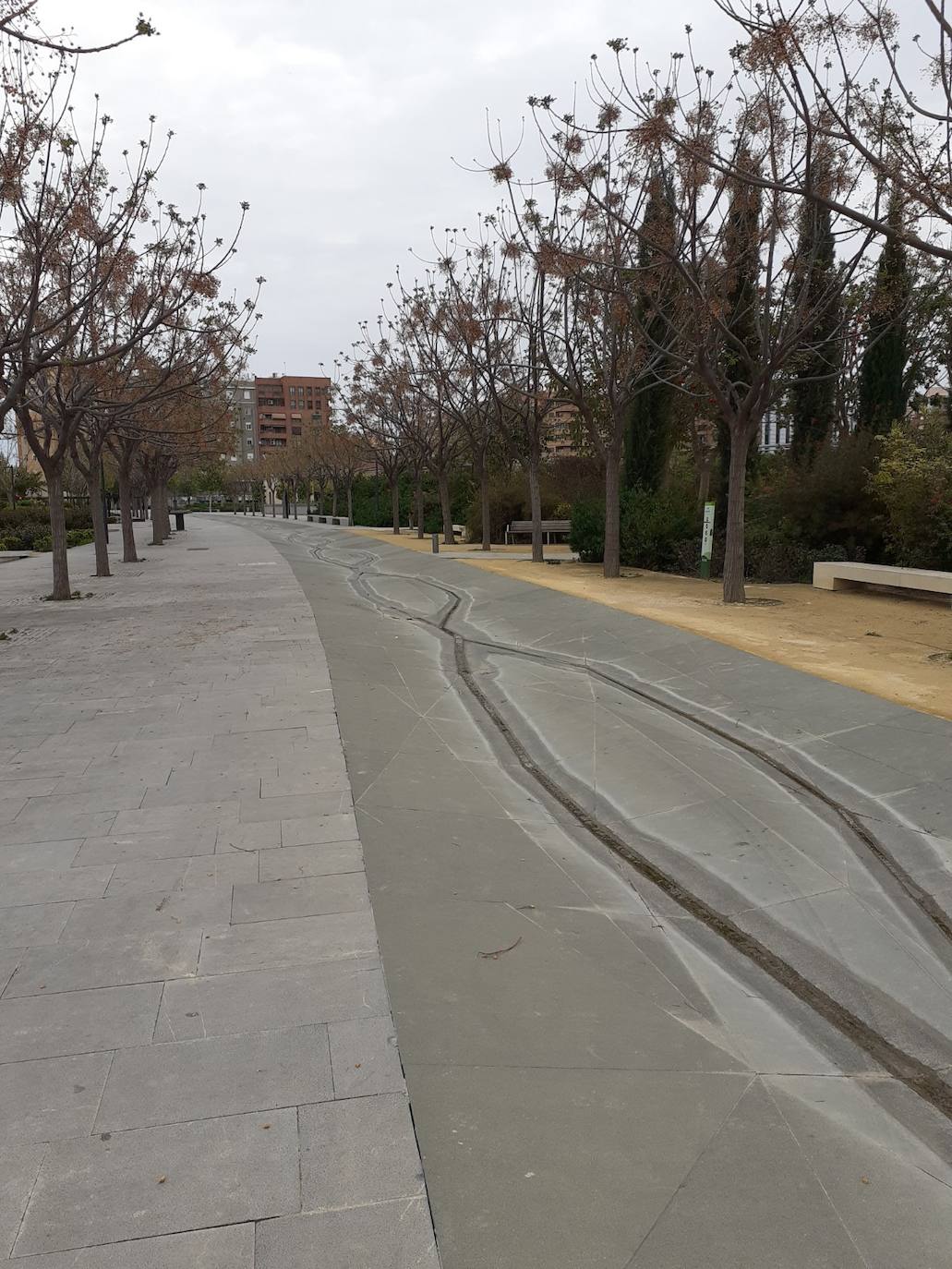 Fotos: El parque Central sufre un gran deterioro 4 años después de su apertura