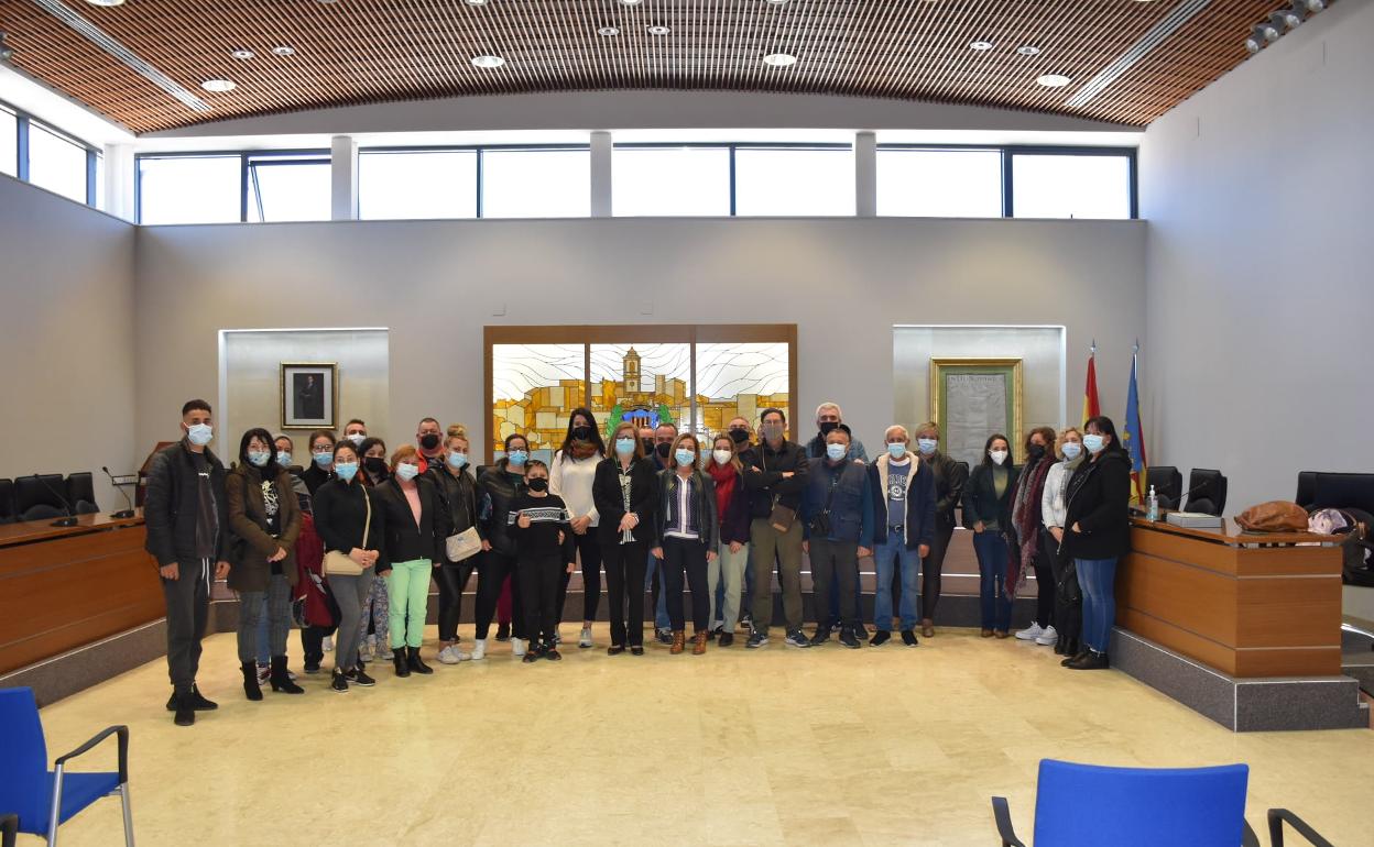 Nuevos trabajadores en Carlet. 