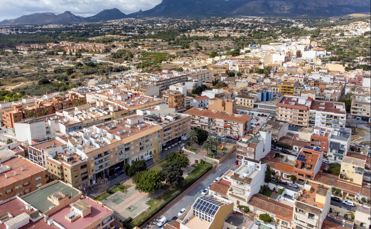 Imagen aérea del parque de El Plà