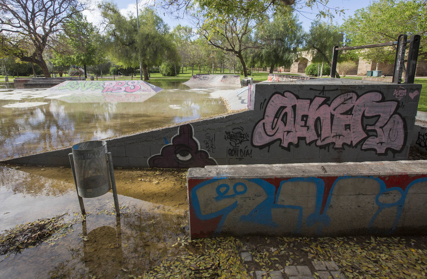 Fotos: El deterioro del Jardín del Turia de Valencia