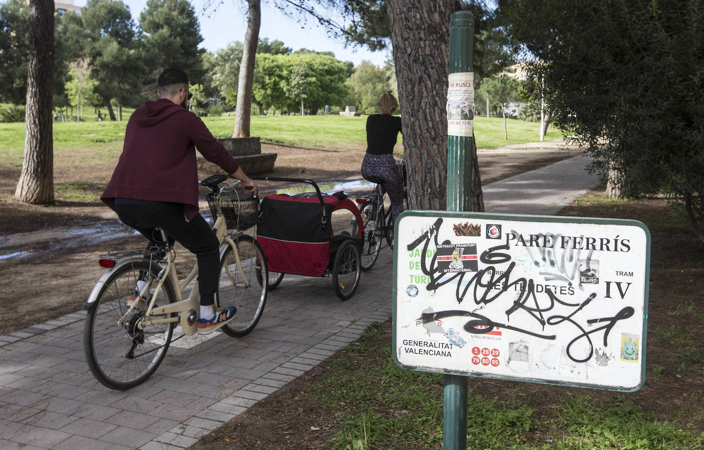 Fotos: El deterioro del Jardín del Turia de Valencia