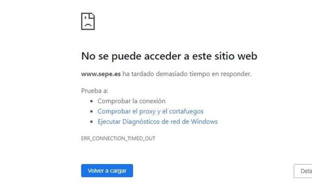 El aviso importante del SEPE que explica por qué su web no funciona bien este fin de semana