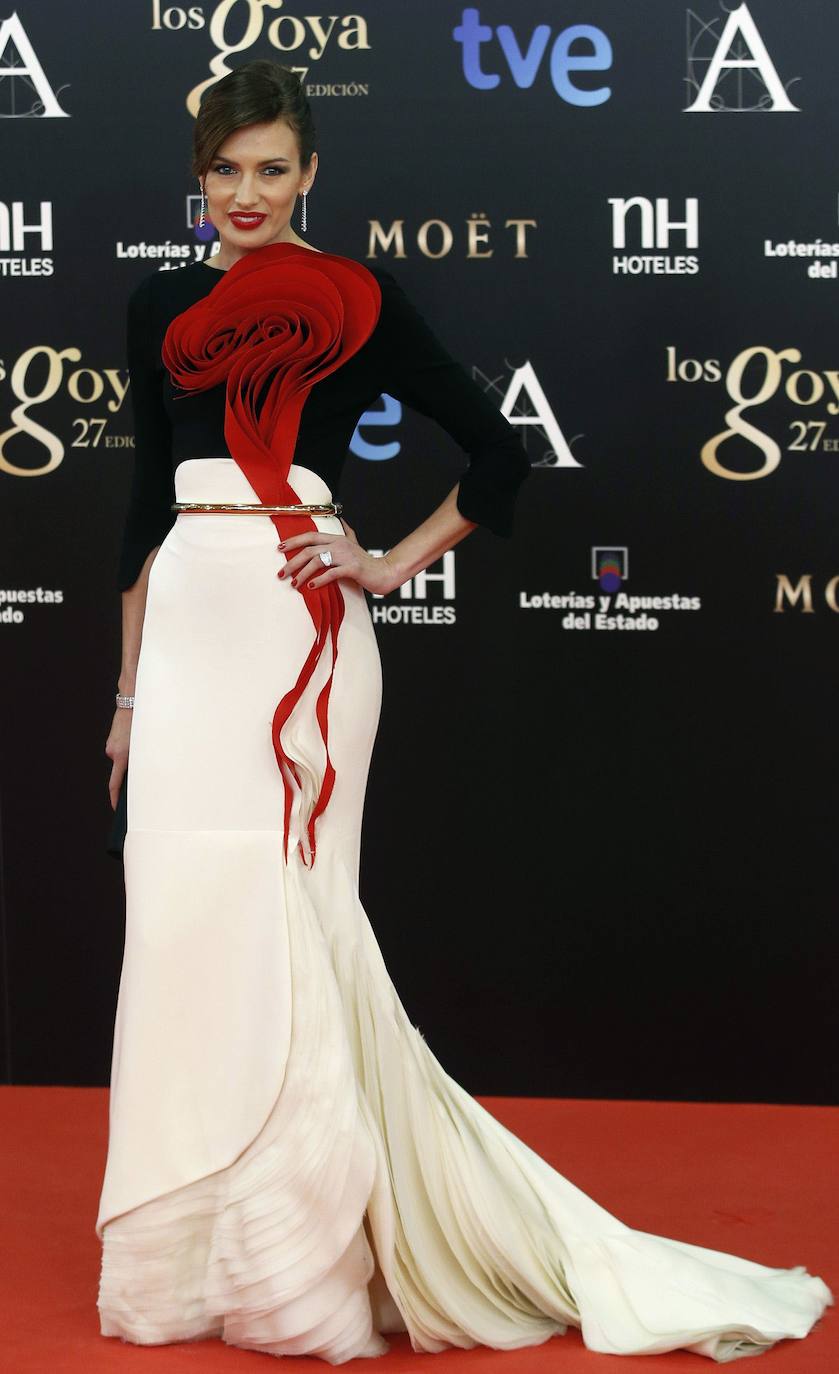 Nieves Álvarez, presentadora, modelo y portavoz española de los votos de Eurovisión. 