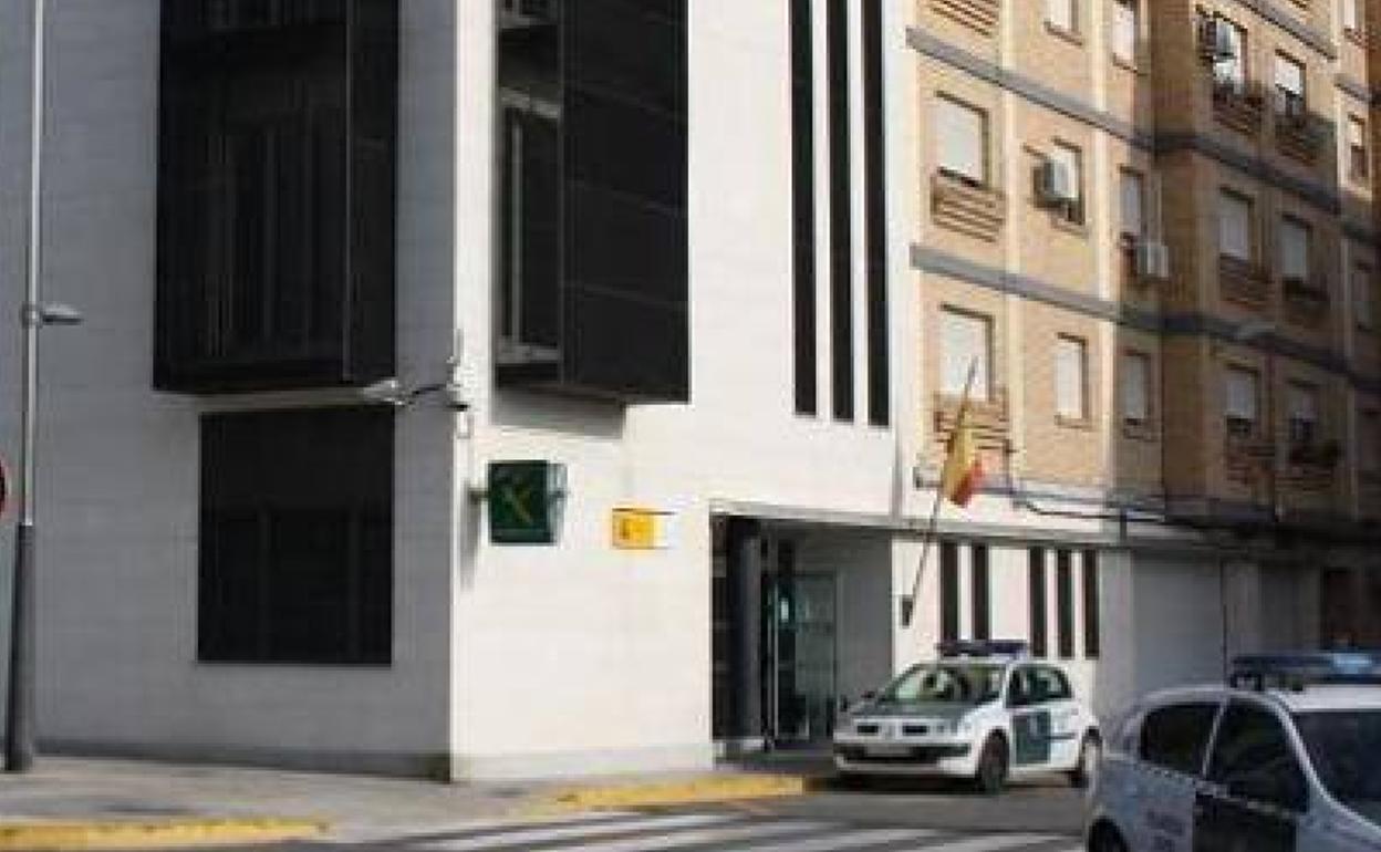 El cuartel de la Guardia Civil de Alfafar. 